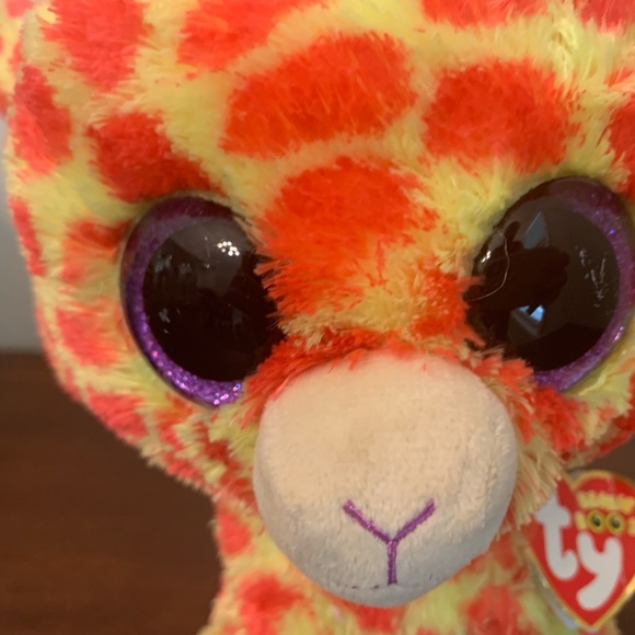 Ty Beanie Boos DARCI the Giraffe Tags 10" Retired Collectable JUSTICE RARE - Picture 6 of 9